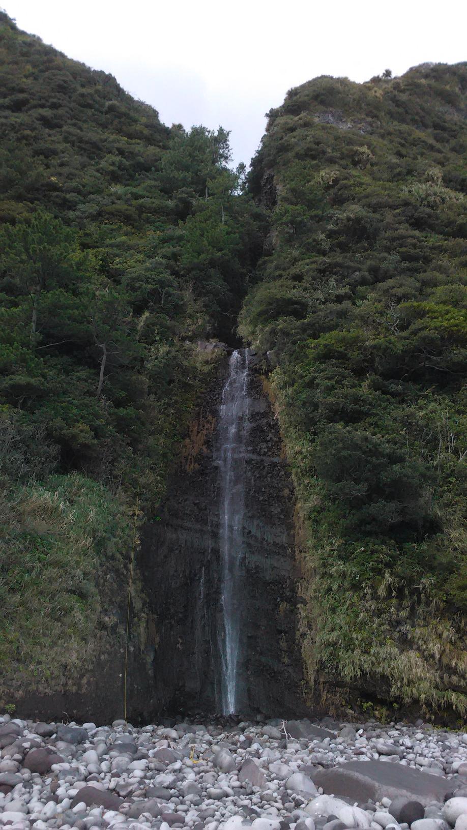 ５、櫓岳南面直登沢の河口の滝